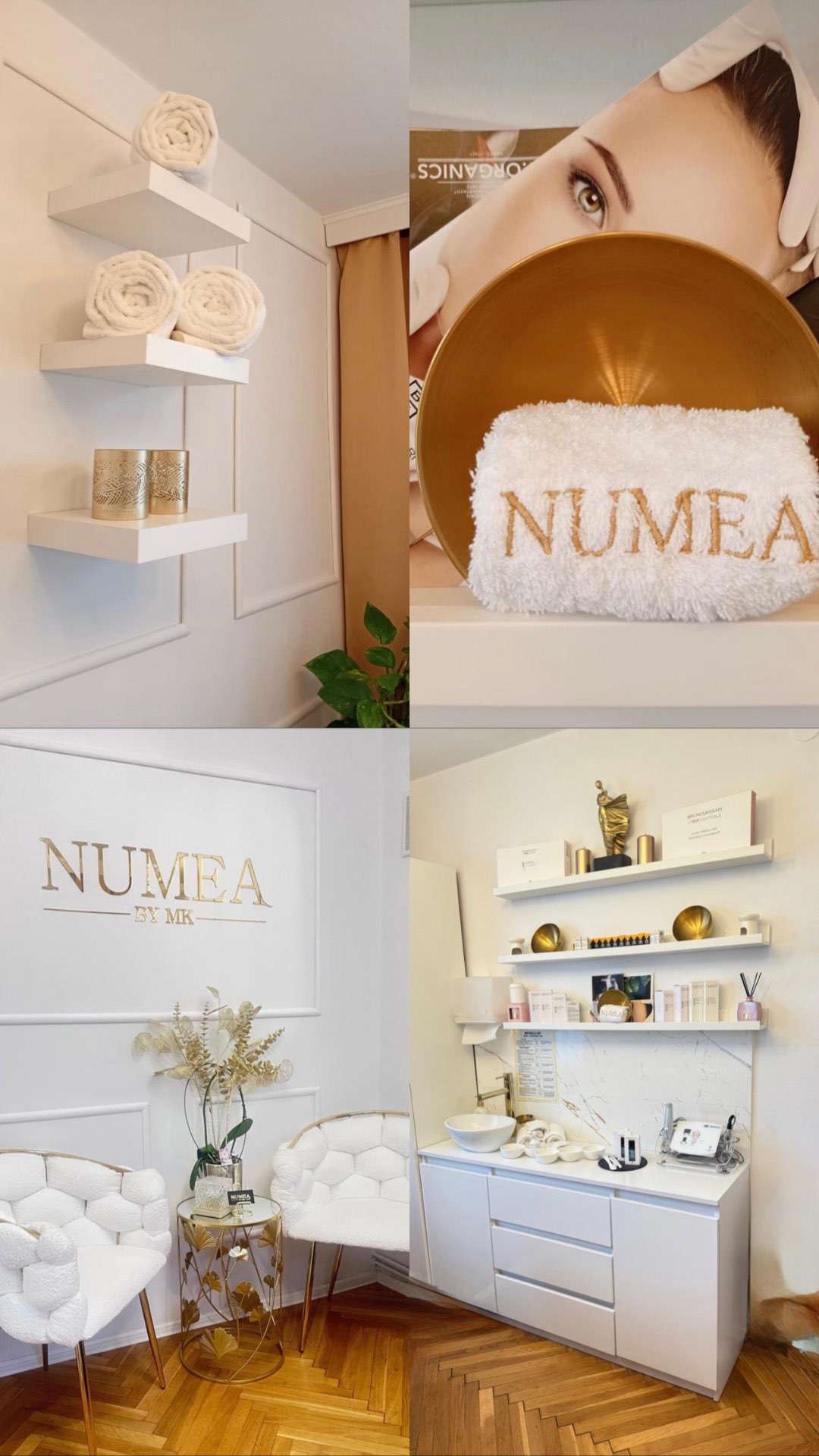 Wnętrze studia Numea — detale